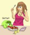 27318 - Artist carpdime eating hungry little_avocado safe sexy_girls_and_fluffies sketties spaghetti who_am_nice_wady woman.jpg