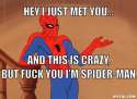 spiderman-meme-generator-hey-i-just-met-you-and-this-is-crazy-but-fuck-you-i-m-spider-man-a6b40b.jpg