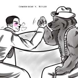 Cowboy Bear v. Hitler.png