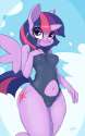 q - 1542225 - anthro belly_button erect_nipples friendship_is_magic miketheuser my_little_pony solo swimsuit.png