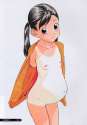 hayashibara_hikari loli open_shirt pregnant tan tanline 31730.jpg