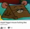 stupid faggot mouse fucking dies.jpg