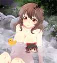 q - 1839167 - 1girl bathing blush breasts brown_hair collarbone convenient_censoring hair_down hakurei_reimu har.jpg