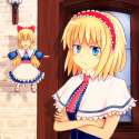 alice_margatroid+shanghai_doll-1girl acoco angry apron ascot blonde_hair blue_eyes blush bow capelet crossed_arms eyes_closed frown hair_bow hairband highres long_hair open_mouth short_hair smile touhou waist_apron.d9.jpg