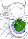 4890 - artist:marcusmaximus happy happy_fluffy_pony safe stupidity toilet.png