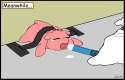 24875 - abuse animated artist Roufe deadfoal duct_tape explicit foal hungry milk stuck tube.gif