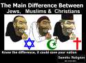 Diferencia entre judios, musulmanes y cristianos..jpg