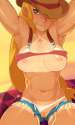 e - 1217904 - abs applejack_(mlp) armpits arms_up bikini blonde_hair breasts breasts_out breasts_outside.jpg