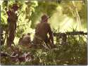 2 Platoon, B Company, Machine Gun Battalion, 26th Brigade (Australia) firing a Vickers MG on a native village across the river reported to be housing some 200 Japanese soldiers Brunei Bay Area, North Borneo 17th June 1945.jpg