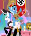 987221 - Friendship_is_Magic Luna My_Little_Pony Nazi Princess_Celestia Trixie_Lulamoon niggerfaggot.png