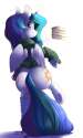 1154526__safe_solo_clothes_princess+celestia_plot_underhoof_socks_food_from+behind_cake.png