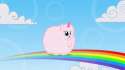 971847__safe_solo_oc_animated_oc-colon-fluffle+puff_rainbow_artist-colon-mixermike622_pink+fluffy+unicorns+dancing+on+rainbows.gif