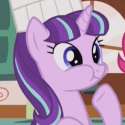 1043752__safe_solo_screencap_animated_cute_eating_starlight+glimmer_cropped_loop_puffy+cheeks.gif