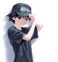 s - 299104 - 1girl androgynous baseball_cap black_eyes black_hair hat idolmaster kikuchi_makoto reverse_trap short_hair solo.jpg