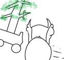banq on antelope hit by a jeep with a tree in it.png