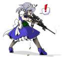 ! assault_rifle bloodycat braid casing_ejection female gun m16 maid maid_headdress pantyhose red_eyes ribbon rifle shell_casing short_hair silver_hair skirt touhou twin_braids weapon-8c990c369a750a2bd5d5d6fcc9.png