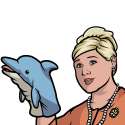 Factory Entertainment Archer SDCC 2013 Exclusive Pams Dolphin Puppet 03.jpg