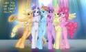 1003960 - My_Little_Pony Friendship_is_Magic Twilight_Sparkle Fluttershy Rainbow_Dash Pinkie_Pie Rarity Applejack swissleos.jpg