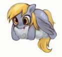 829667__safe_animated_cute_derpy+hooves_cloud_derpabetes_blinking_artist-colon-kei05.gif