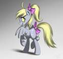 208739__safe_solo_cute_derpy+hooves_plot_underhoof_looking+back_alternate+hairstyle_hooves_bow.png