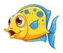 illustration-of-a-small-yellow-fish-on-a-white-background_146433080.jpg