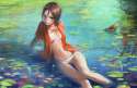 yande.re 304710 bikini cleavage nababa open_shirt swimsuits underboob wet.png