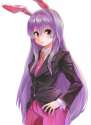 _ animal_ears ayasugi_tsubaki blazer bunny_ears long_hair purple_hair red_eyes solo touhou very_long_hair-ca4b52c83c17ba11bb836f0eee023983.jpg
