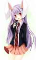 1girl animal_ears blazer long_hair necktie purple_hair rabbit_ears red_eyes solo touhou very_long_hair white_background yuuhagi_(amaretto-no-natsu)-04709c3633870c7e533c1a4a56ae49f7.jpg
