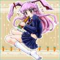 ! 1girl animal_ears blush carrot eating long_hair nanashii_(soregasisan) pink_eyes pink_hair rabbit_ears skirt socks solo touhou-d118c14b83f570829b885f5c23f3efd8.png