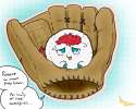 13496 - Baseball_fluffy artist-shadysmarty baseball featured_image mitt safe so_goddamn_cute tired.jpg