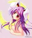 animal_ears breasts bunny_ears covering covering_breasts female highres long_hair moon purple_hair red_eyes touhou ysrandy-4adcdb7006631cdfd690ae76d2db044b.jpg