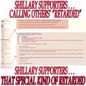 Shillary supporters-that Special kind of Retarded.jpg