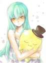 s - 294126 - _3 1girl bad_id blush c.c. cheese-kun closed_eyes code_geass green_hair hat hug koyu looking.jpg
