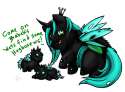 10857 - artist-black-dragon-blood changefluff changeling_fluffy cute fluffy_changeling fluffy_foals mumma safe.png