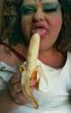 ugly fat woman in terrible make up eating banana dr heckle funny fail pictures.jpg