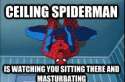 CEILING SPIDERMAN IS WATCHING YOU SITTING THERE AND MASTURBATING.jpg
