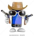 stock-photo--d-render-of-a-smartphone-wearing-a-cowboys-hat-and-shooting-pistols-202164763.jpg
