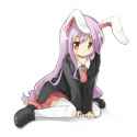 animal_ears bad_id bunny_ears long_hair nanatsu necktie purple_hair rabbit_ears red_eyes skirt thigh-highs thighhighs touhou-ae45aca3f2775aebbb65e70f7e41e4c5.jpg