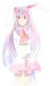 animal_ears bunny_ears female kazune_(baumkuchen) long_hair purple_hair skirt smile touhou-cf6da23e297dd566920aa02ba9933141.jpg