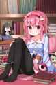 anime-image-Touhou-komeiji-satori-ominaeshi-artist-takenoko-artist-feet-pantyhose-black-pantyhose-girl-solo-legwear-black-legwear-pantsu-white-pantsu-panchira-skirt-blush-looking-at-viewer-pink-.jpg