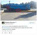 Hillary campaign apologizes after her bus is caught dumping Hillary's human waste bag on side of street.jpg