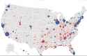 Vote Density by US Counties.png