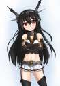 s - 1530908 - 1girl black_hair crossed_arms garter_straps hairband kantai_collection long_hair looking_at_viewer midrif.jpg