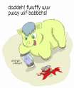 27690 - Artist-carpdime abuse blood death explicit fluffy_on_fluffy_abuse foal foal_in_a_can foaldeath foals hooves kill play squash toy.jpg