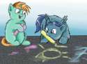 31214 - artist-Waggytail chalk cute drawing hugbox pegasus safe unicorn.jpg