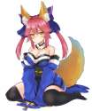s - 2919709 - 1girl absurdres animal_ears bare_shoulders black_legwear blush bow breasts caster_(fate_extra) c.png