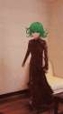 Tatsumaki in china dress.gif