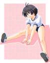 116585 - 1girl antenna_hair buruma gym_uniform highres idolmaster kikuchi_makoto musashiya_chougenbou no_socks solo.jpg