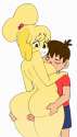 1842715 - Animal_Crossing Animal_Crossing_Boy Isabelle Puuzo animated.gif
