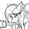 1005992__solo_oc_monochrome_solo+female_suggestive_tongue+out_bedroom+eyes_grayscale_female_licking.png